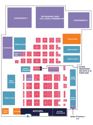 Plan global du salon Equiphotel